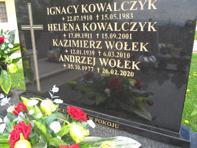 Helena Kowalczyk 1911 Woźniki - Grobonet - Wyszukiwarka osób pochowanych