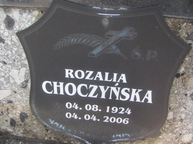 Rozalia Maria Choczyńska 1924 Woźniki - Grobonet - Wyszukiwarka osób pochowanych