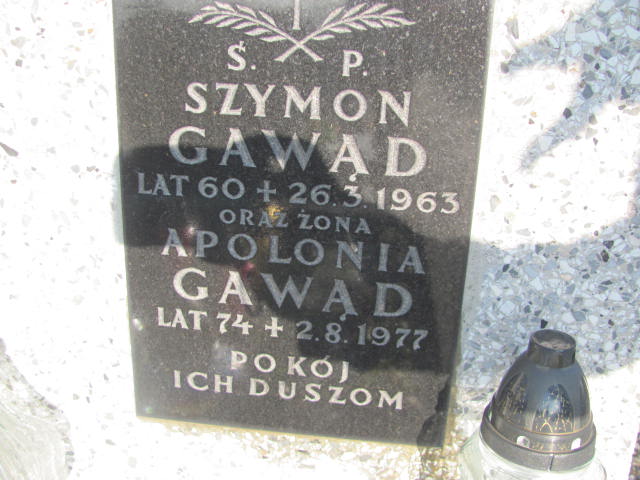 Szymon Gawąd 1902 Woźniki - Grobonet - Wyszukiwarka osób pochowanych