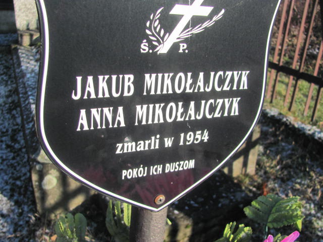 Jakub Mikołajczyk 1872 Woźniki - Grobonet - Wyszukiwarka osób pochowanych