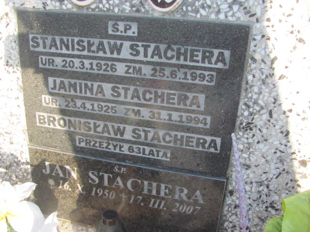 Bronisław Stachera 1885 Woźniki - Grobonet - Wyszukiwarka osób pochowanych