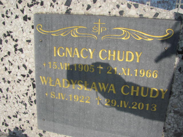 Ignacy Chudy 1905 Woźniki - Grobonet - Wyszukiwarka osób pochowanych