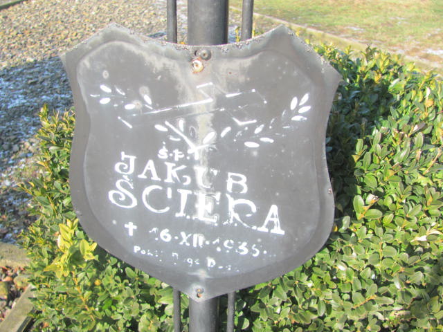 Jakub Ściera 1935 Woźniki - Grobonet - Wyszukiwarka osób pochowanych