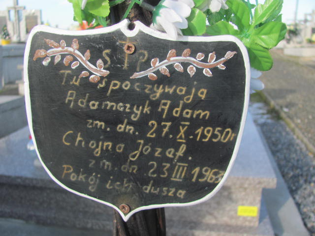 Józef Chojna 1961 Woźniki - Grobonet - Wyszukiwarka osób pochowanych