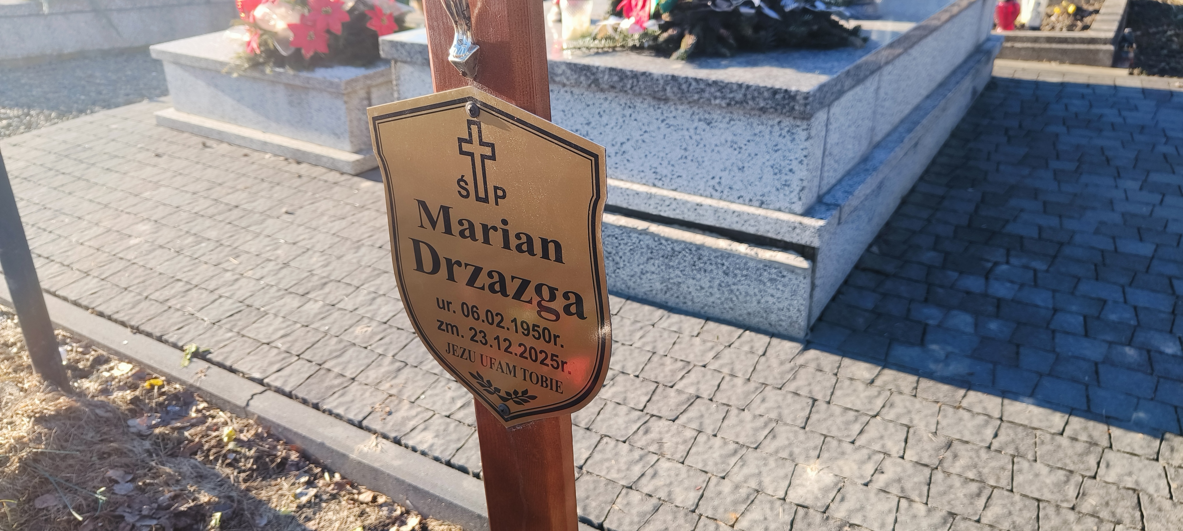 Grób Marian Drzazga
