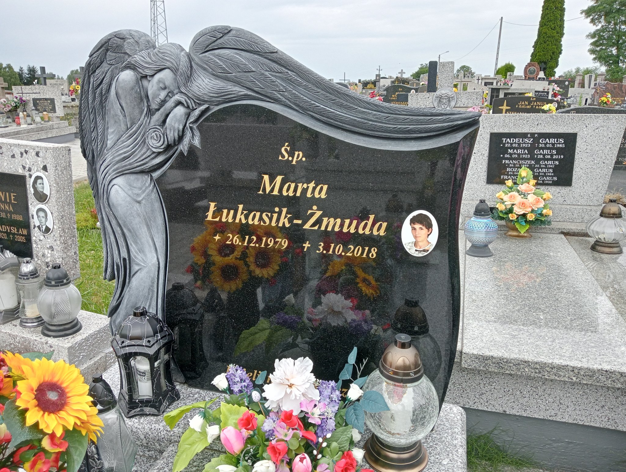 Marta Łukasik Żmuda 1979 Woźniki - Grobonet - Wyszukiwarka osób pochowanych