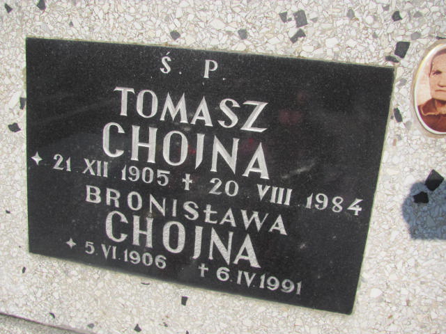 Tomasz Chojna 1905 Woźniki - Grobonet - Wyszukiwarka osób pochowanych